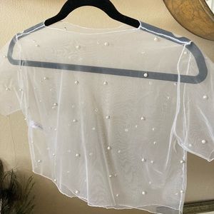 LA With Love Sheer Crop top